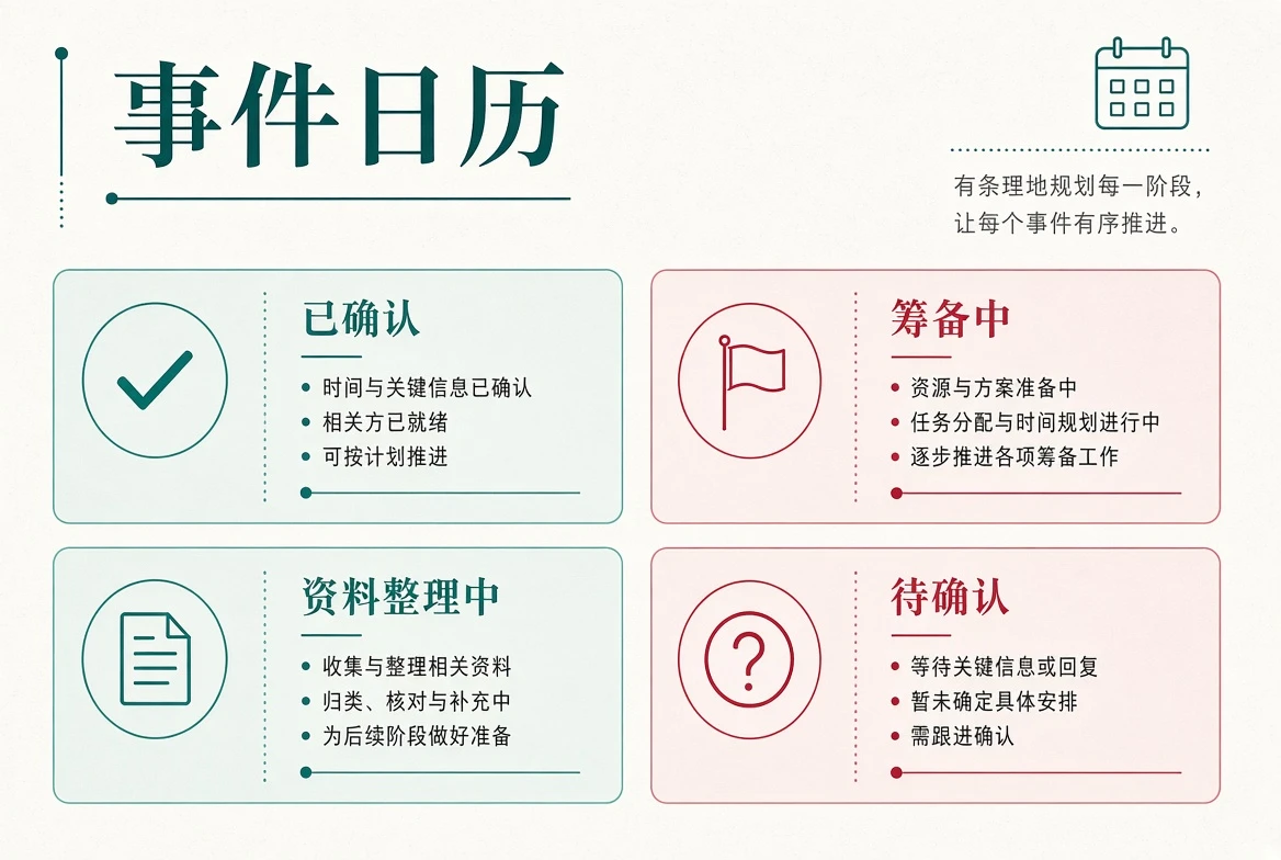事件日历栏目影像